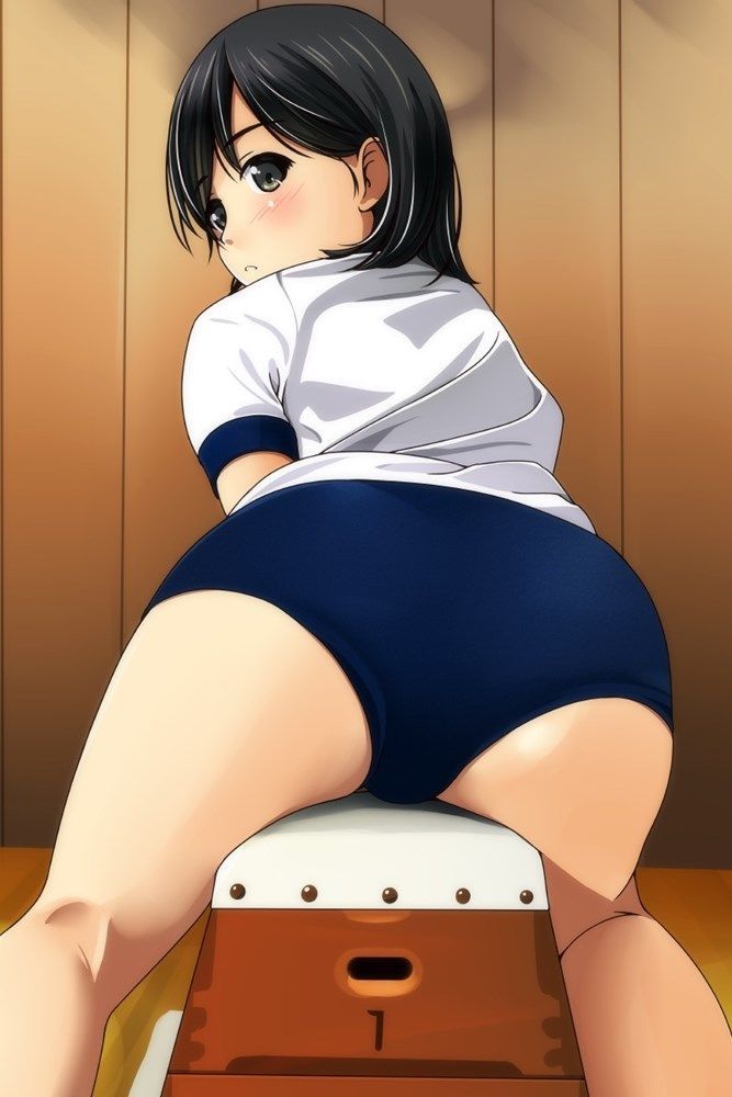 Second erotic image of a girl in gym clothes, bloomers Figure 12 6