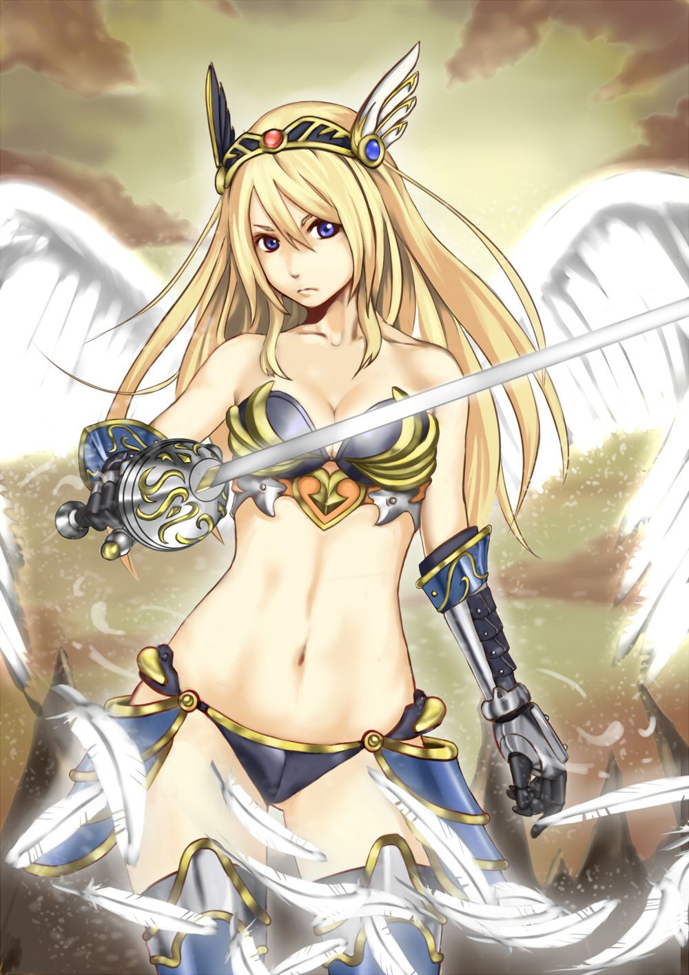 The girl of the equipment that is overwhelmingly low defense power or bikini Armor Part5 10
