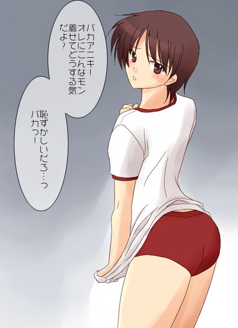 [Hetarecchi] Otouto ni Bloomers wo Hakasete Okashite Mita [へたれっち] 弟にブルマを穿かせて犯してみた 26