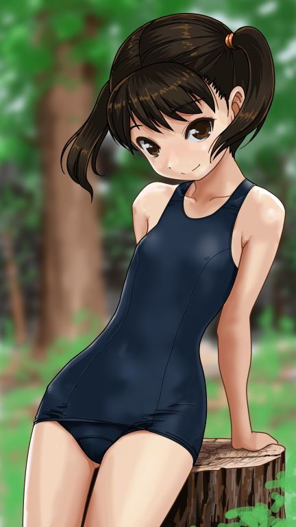 Dark blue School swimsuit and cute loli combination of Moe image ♪ ⑪ 16