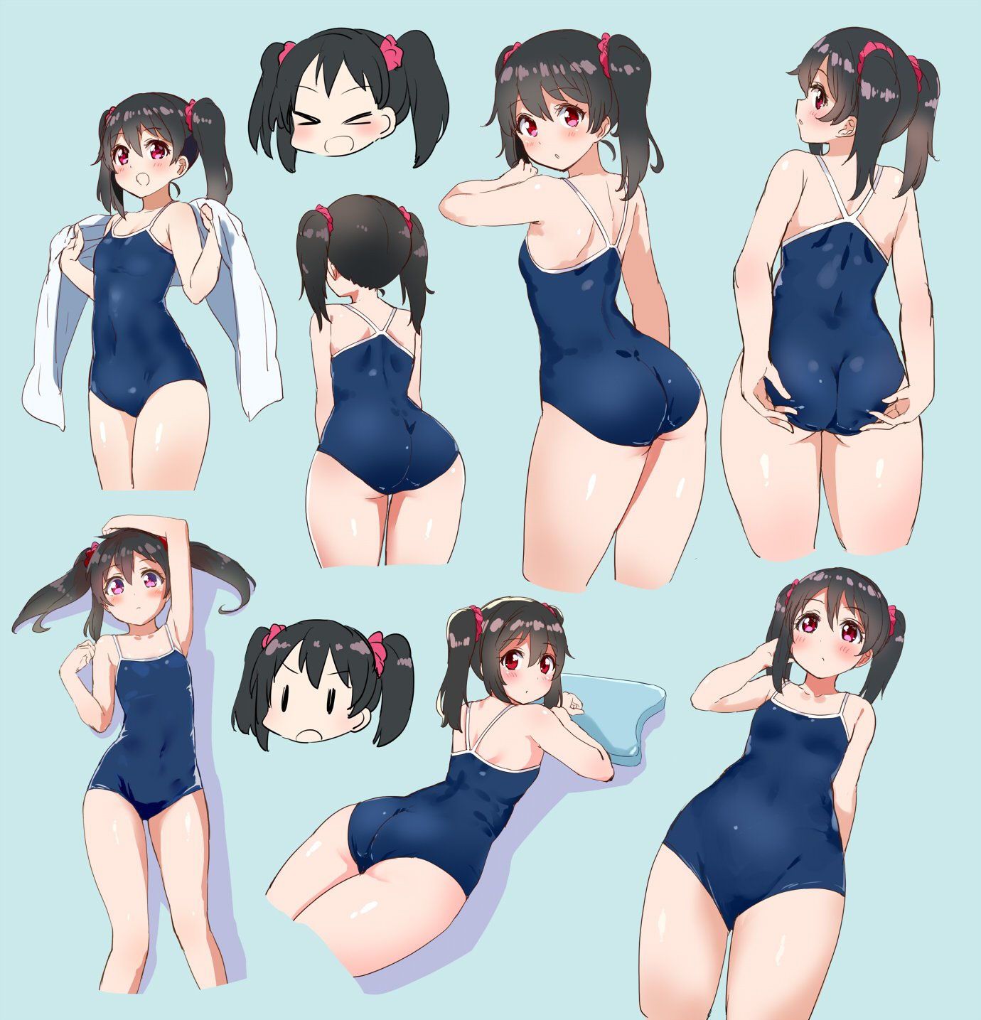 Dark blue School swimsuit and cute loli combination of Moe image ♪ ⑪ 30