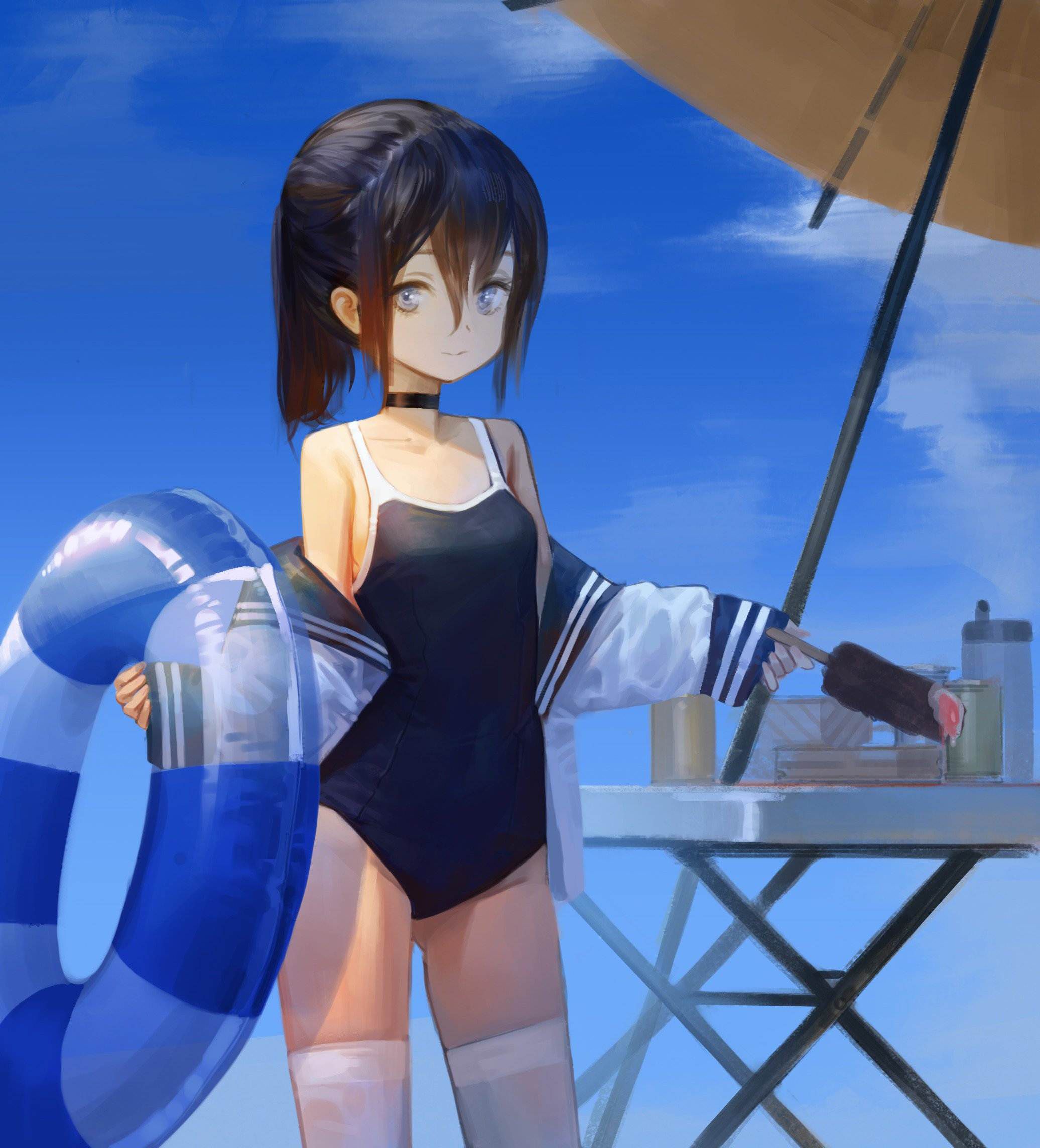 Dark blue School swimsuit and cute loli combination of Moe image ♪ ⑪ 32