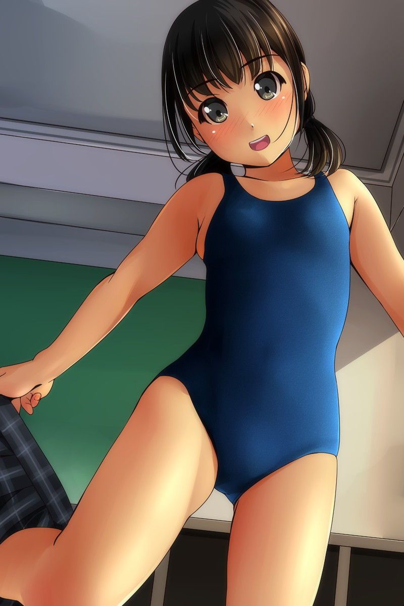 Dark blue School swimsuit and cute loli combination of Moe image ♪ ⑪ 35
