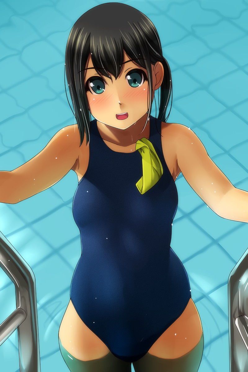 Dark blue School swimsuit and cute loli combination of Moe image ♪ ⑪ 41
