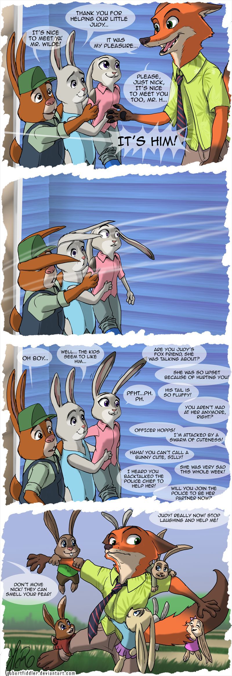 [RobertFiddler] Meet the Hopps (Zootopia) [English] (On Going) http://robertfiddler.deviantart.com 2