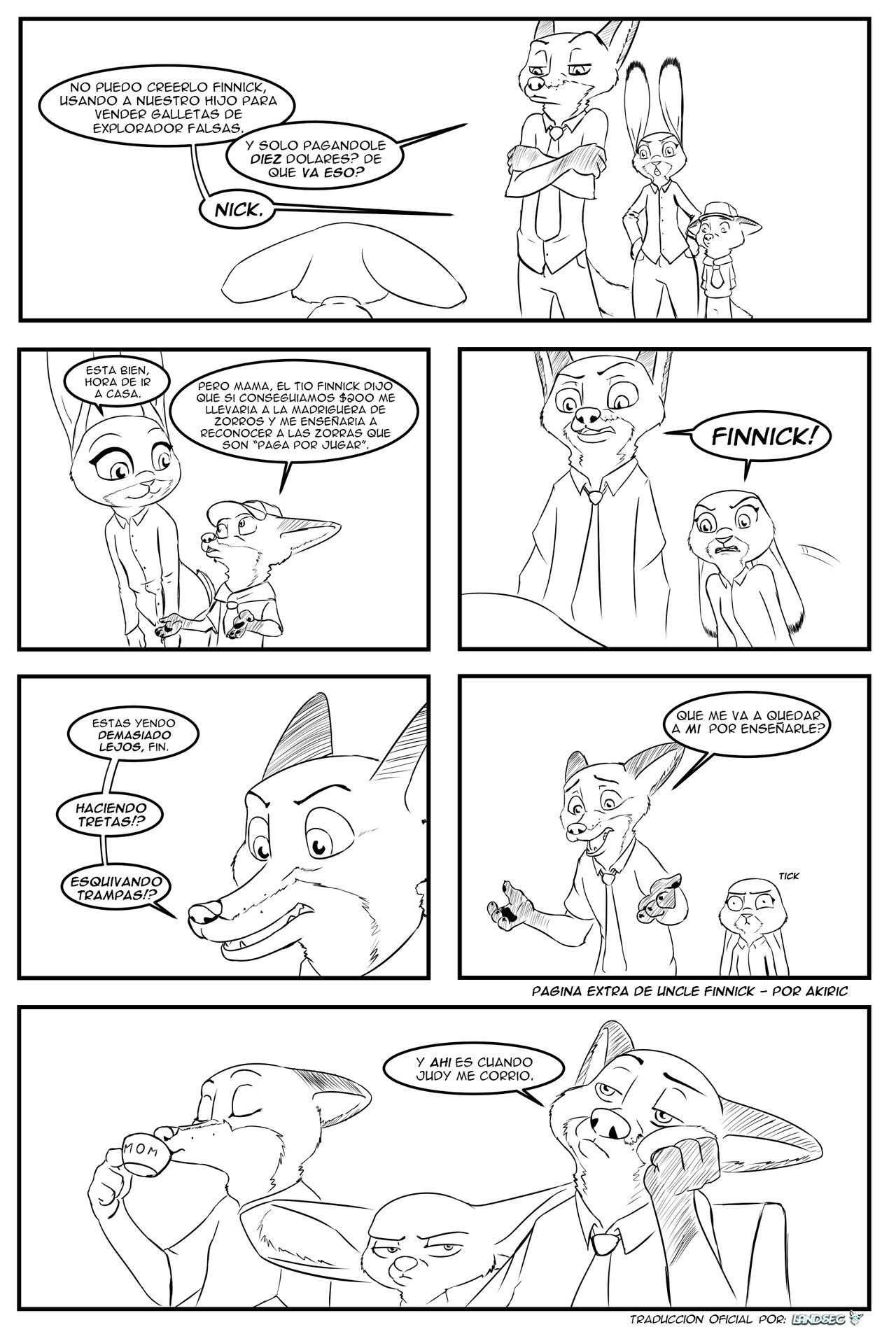 [Akiric] Uncle Finnick (Zootopia) (Spanish) [Landsec] http://akiric.tumblr.com/ 4