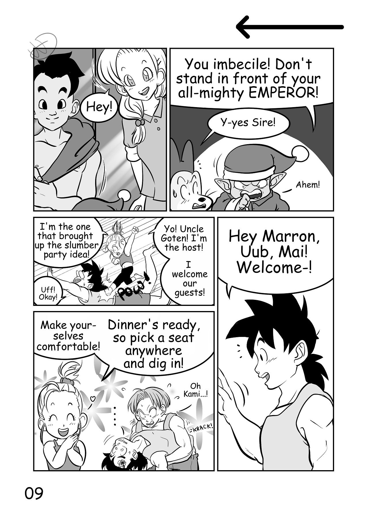 [Munchkin Kittyhams] Sleepover Fun (Dragon Ball Super) [Ongoing] 11