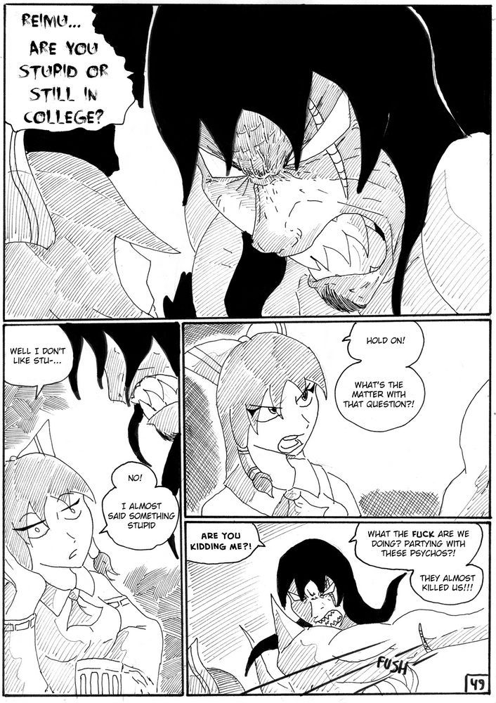 Touhou - The demon of gensokyo. Chapter 30. PC-98 vs Windown. Part 12. Final - By Tuteheavy (English translation) (NON-H) 48