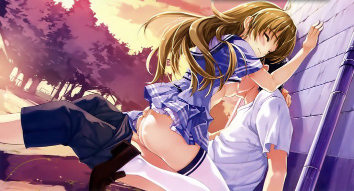 The second erotic image of the girl who is flirting leave half-off [clothes] 3