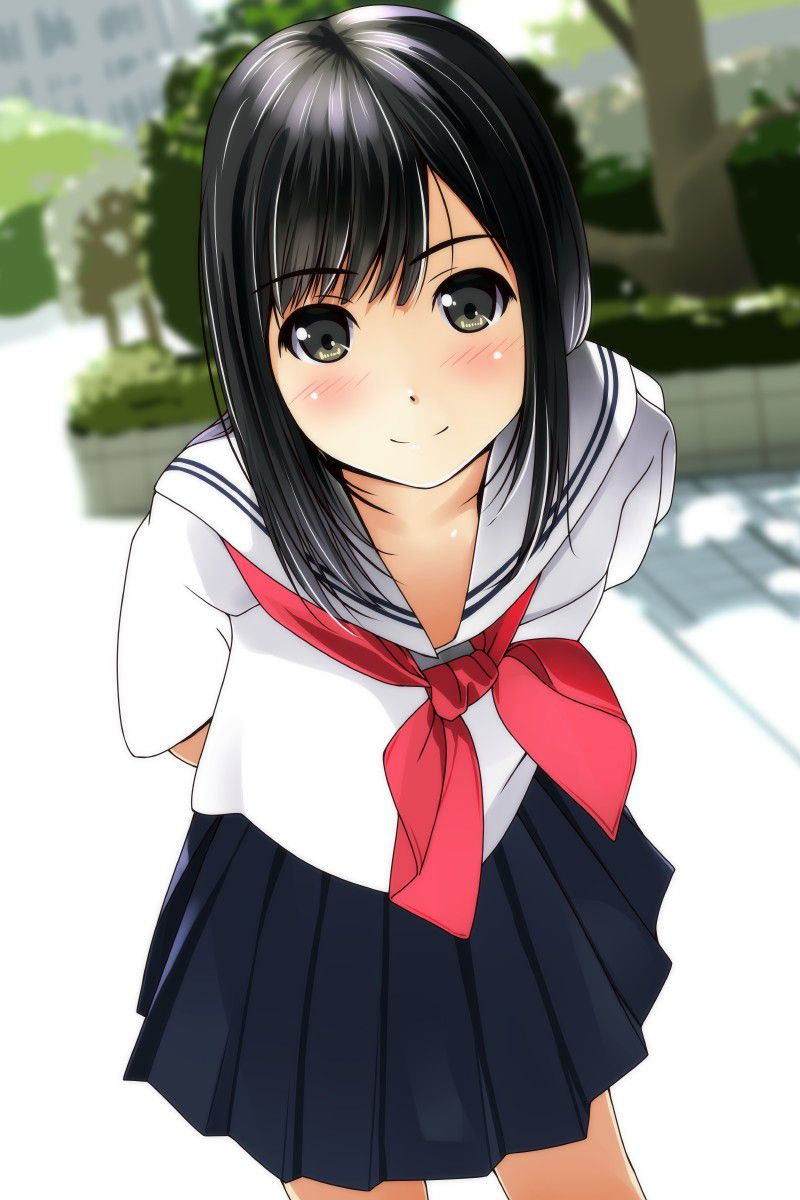 Secondary image of a cute girl in school uniform part 10 [Uniform/non-erotic] 10
