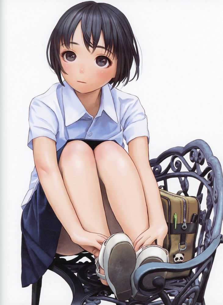 Secondary image of a cute girl in school uniform part 10 [Uniform/non-erotic] 15