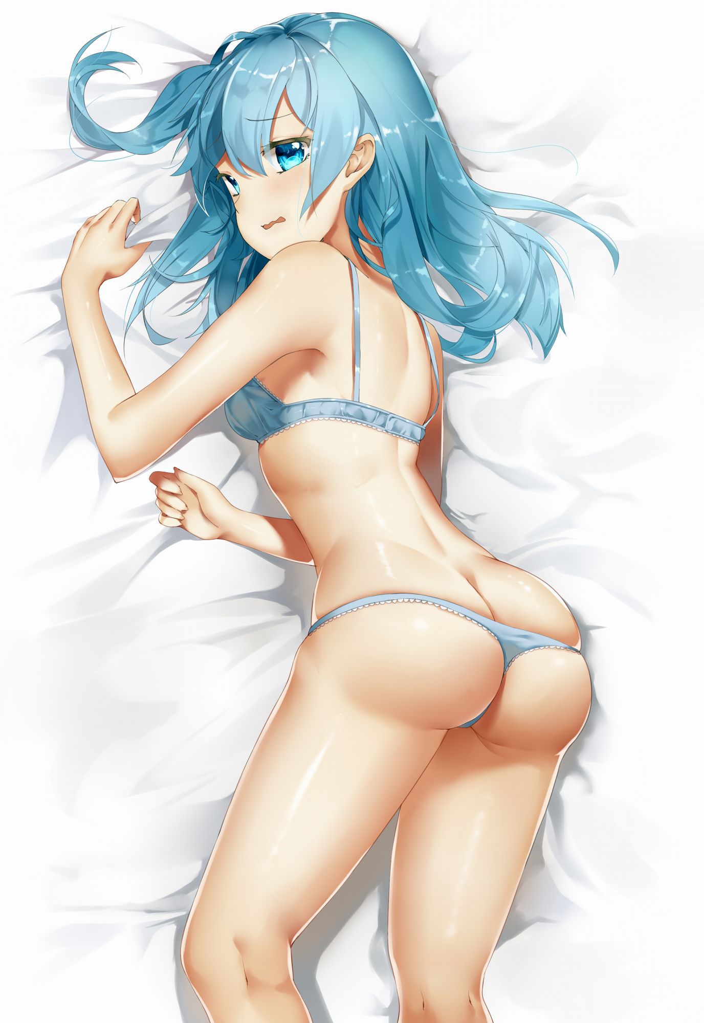 Beautiful girl pictures of blue underwear with a sense of coolness [secondary, ZIP] 28