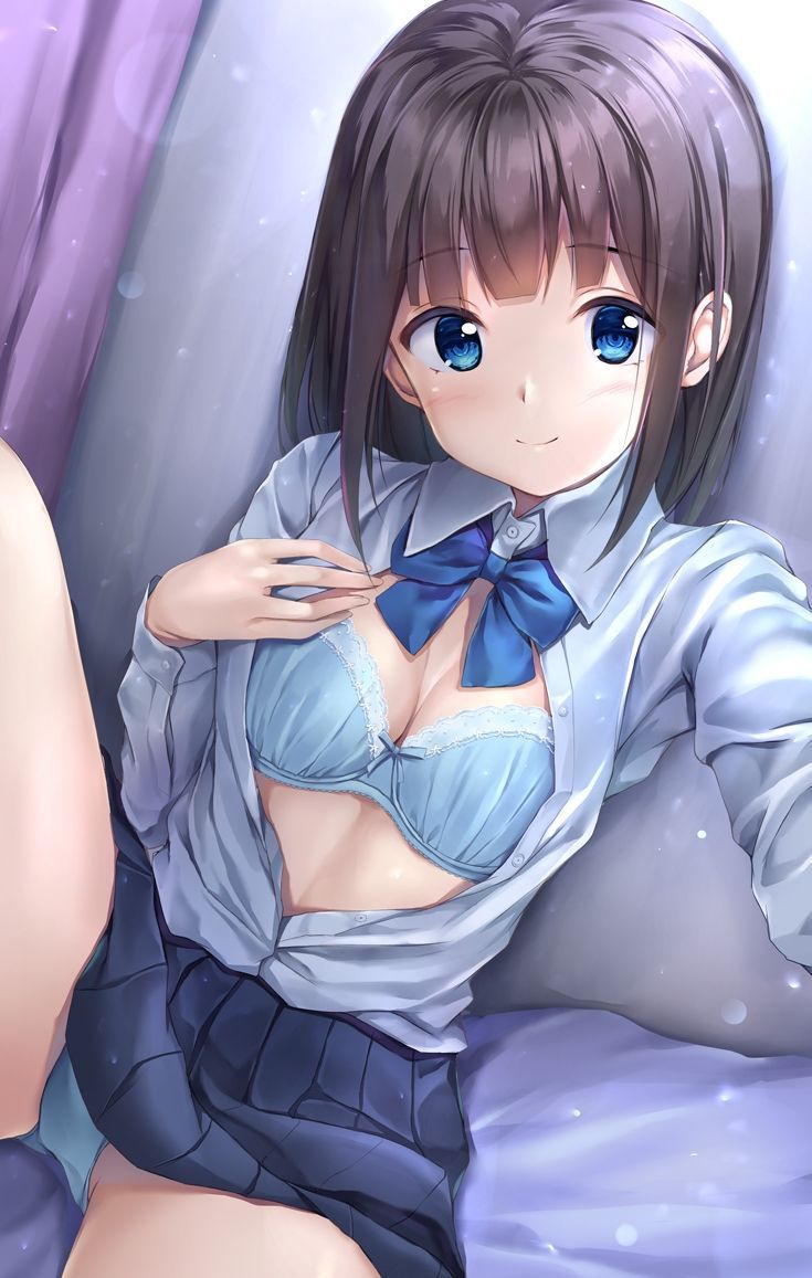 Beautiful girl pictures of blue underwear with a sense of coolness [secondary, ZIP] 34