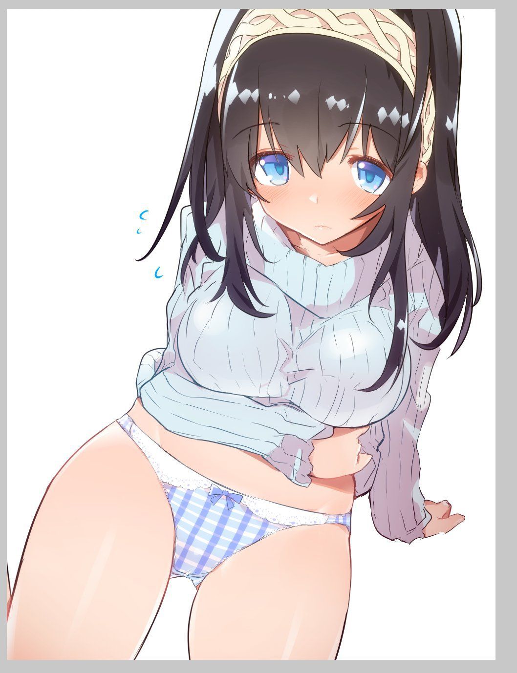 Beautiful girl pictures of blue underwear with a sense of coolness [secondary, ZIP] 6