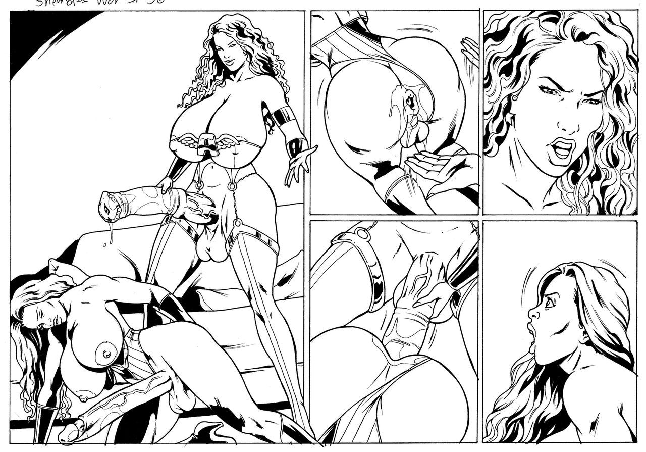 (Superheroine Comixx) Kyla Blaze - She-Males Wargasm! 36