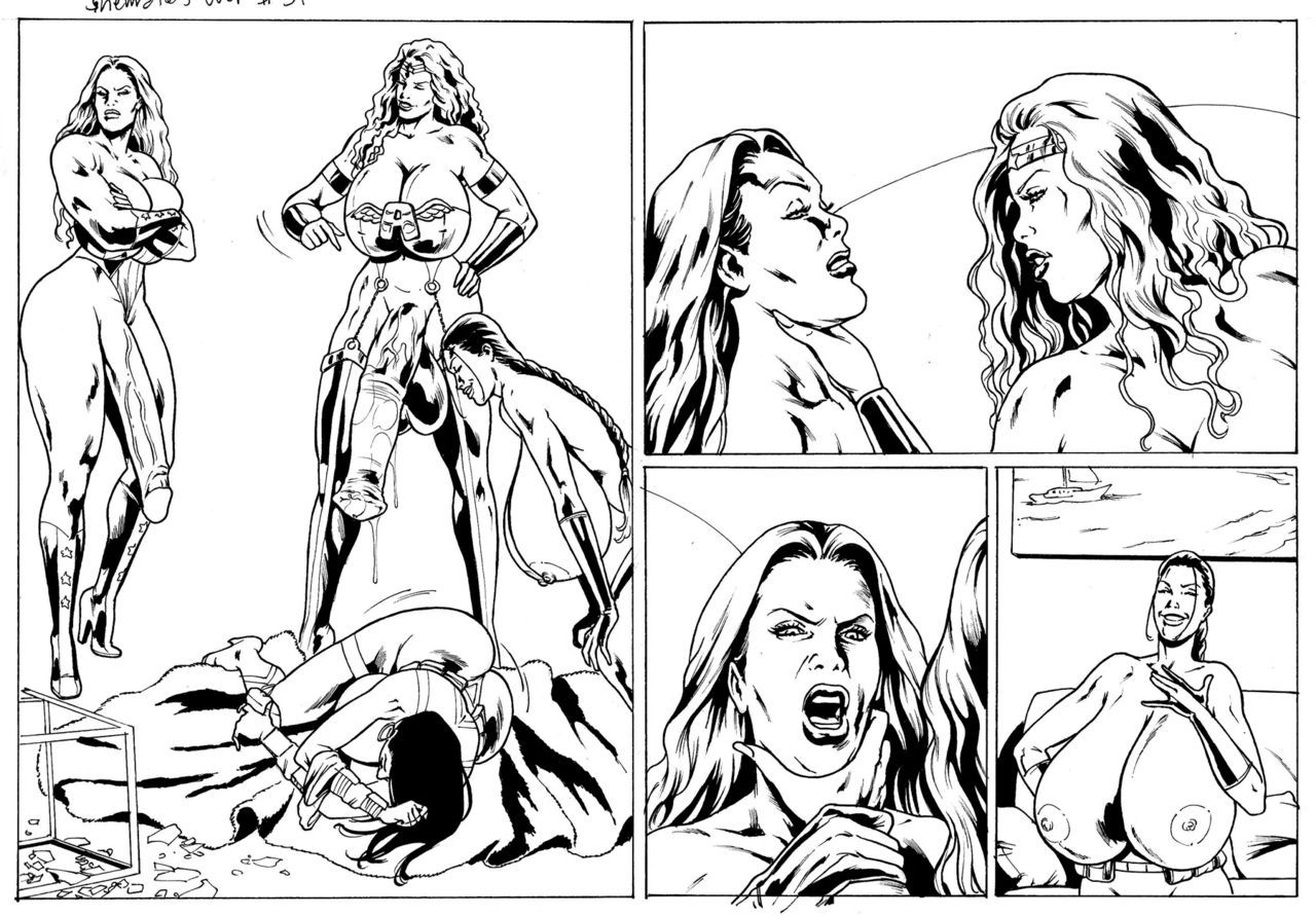 (Superheroine Comixx) Kyla Blaze - She-Males Wargasm! 51