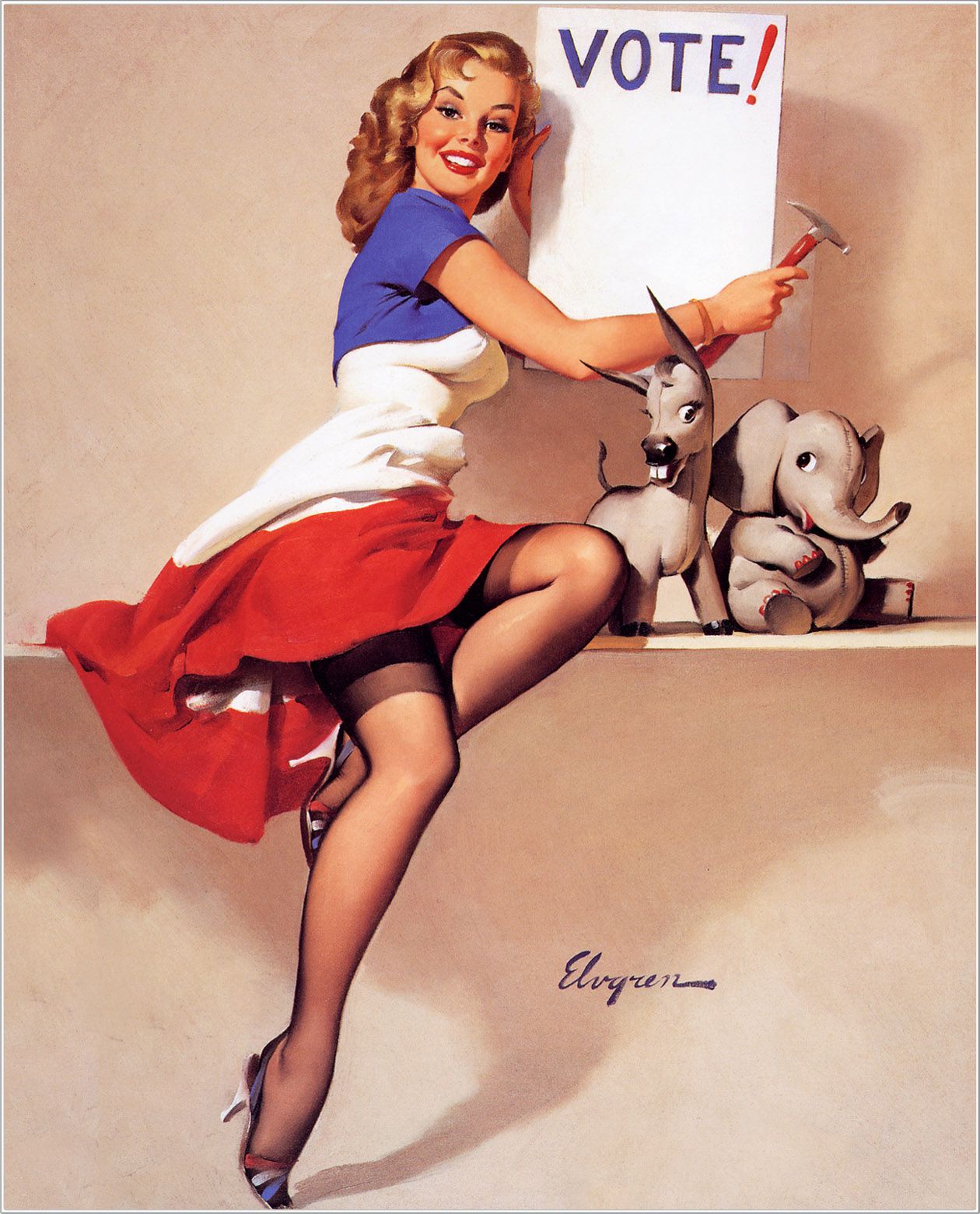 Artist Galleries ::: Gil Elvgren 569