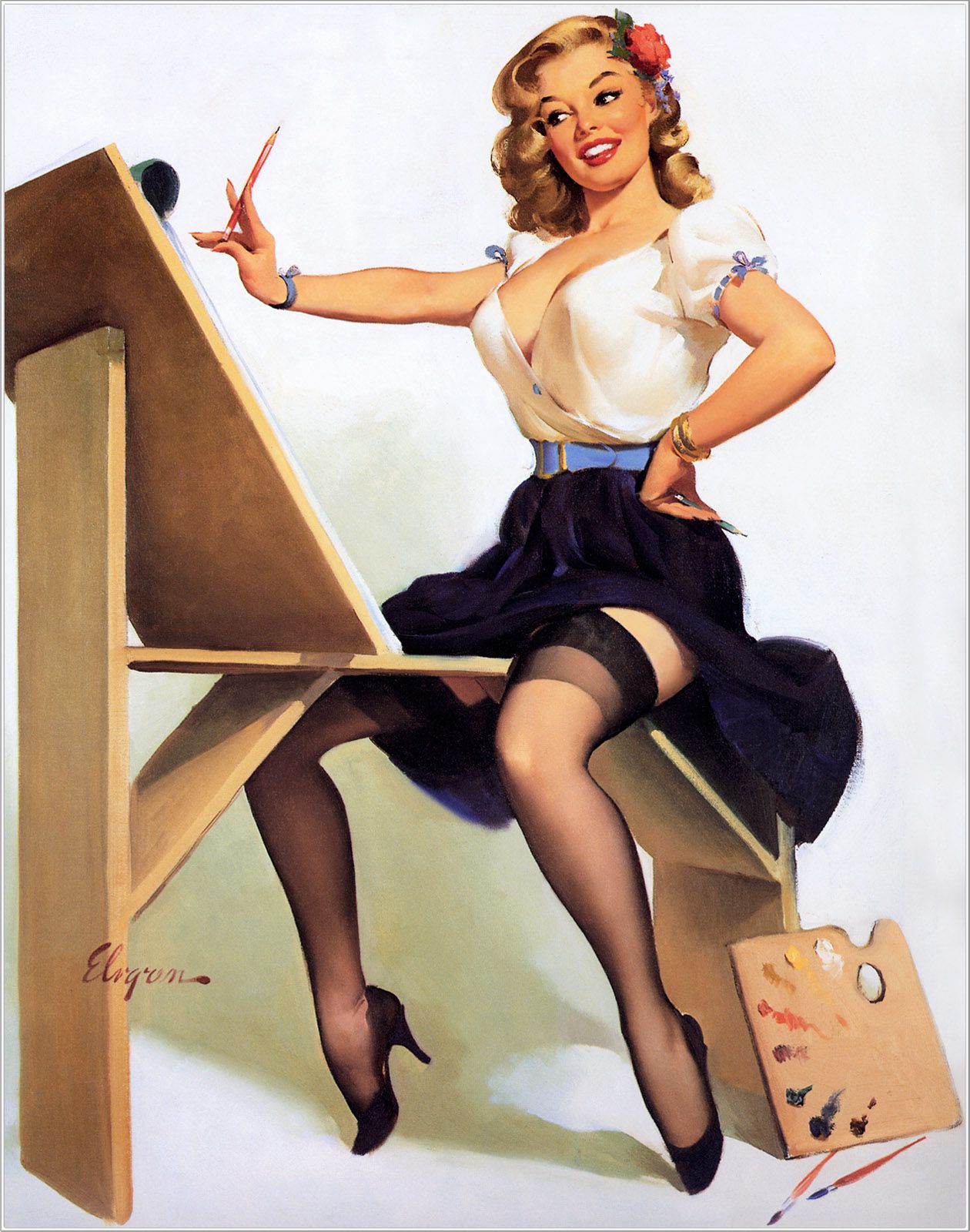 Artist Galleries ::: Gil Elvgren 570