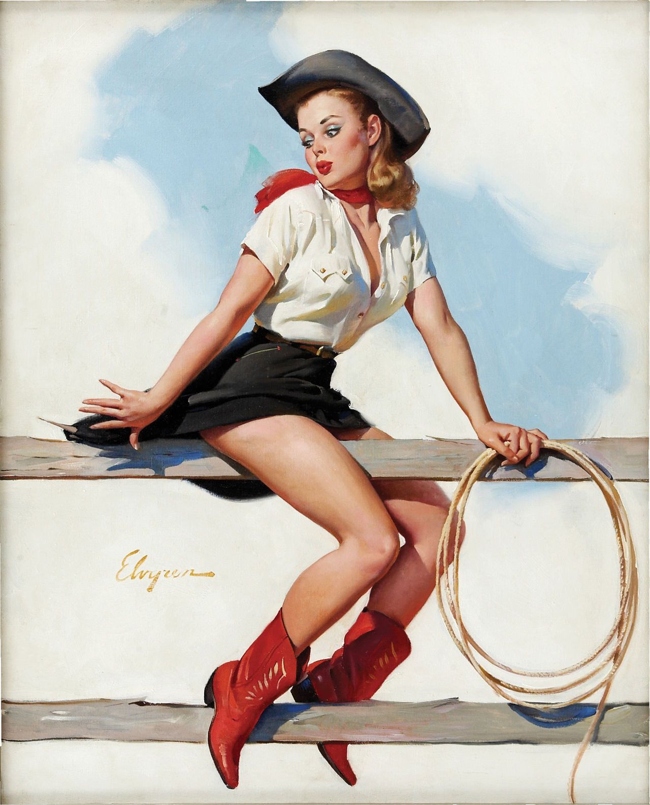 Artist Galleries ::: Gil Elvgren 593