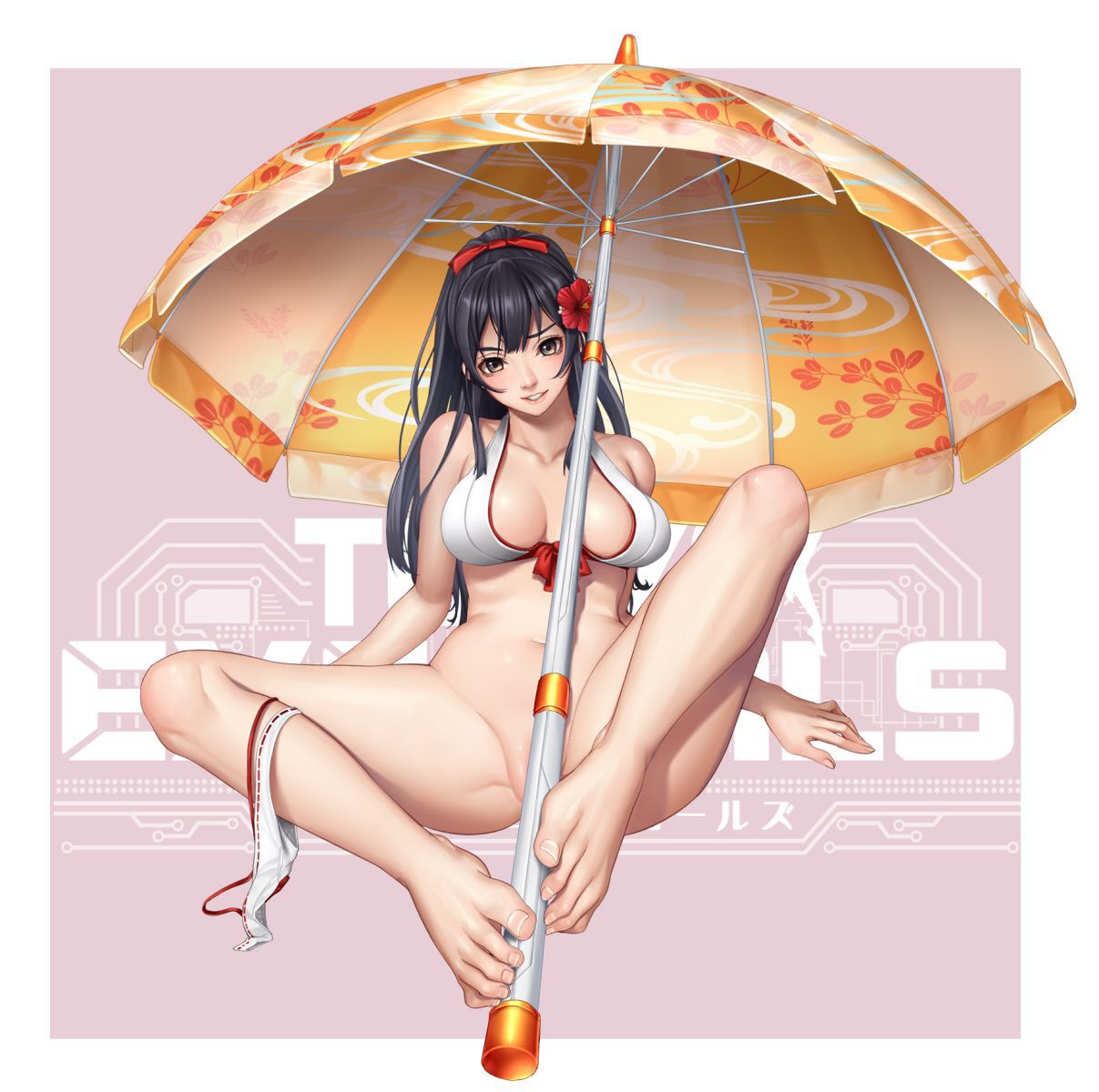 [Secondary/ZIP] beautiful girl secondary erotic image that is one leg bikini 29