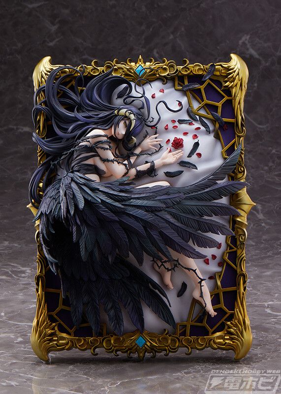 "Overlord" An erotic figure in which Albedo is lying naked and naked normally! 3
