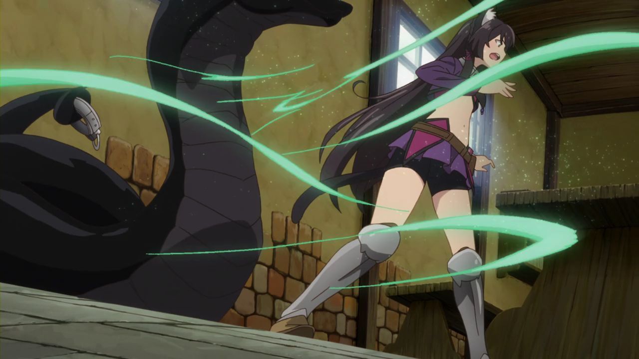 "Demon invasion" animation capture image of the slave magic of the girl summoned by the different World Maou 169