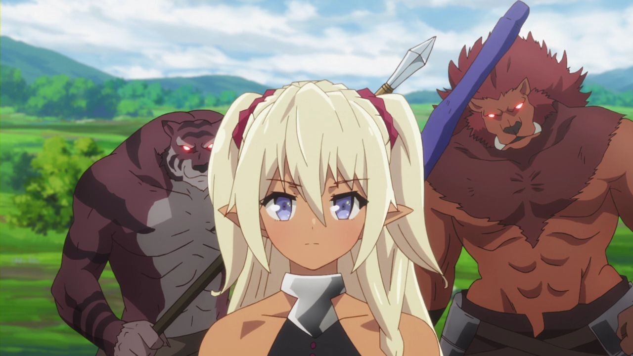 "Demon invasion" animation capture image of the slave magic of the girl summoned by the different World Maou 182