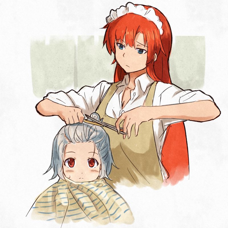[Aim charisma] secondary image of girls who cut the hair of others 13