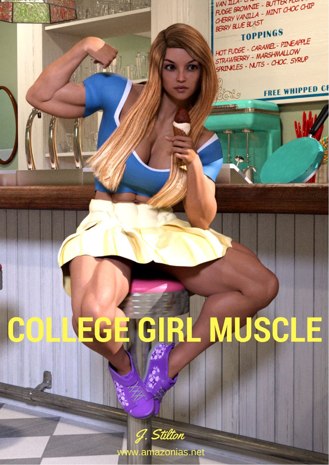 Amazonias – College Girl Muscle 1