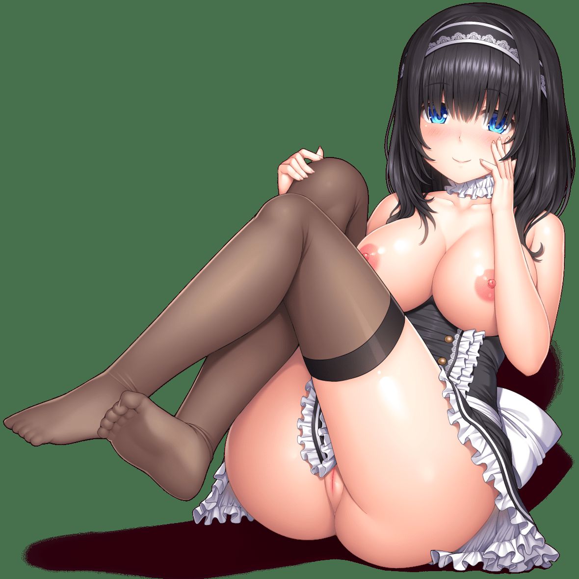 [Anime character material] png background, such as anime characters erotic image material 205 57