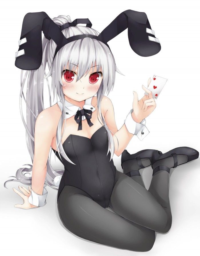 Two-dimensional image of a naughty bunny girl 1