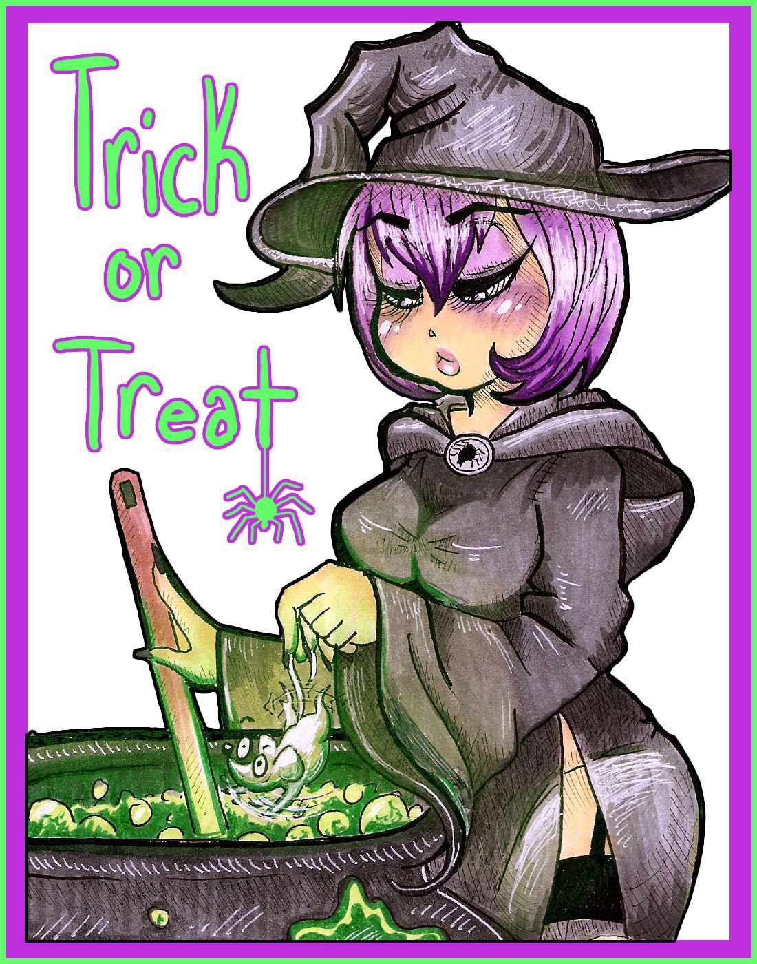 Trick or Treat by artist: Drellen (in progress) 1