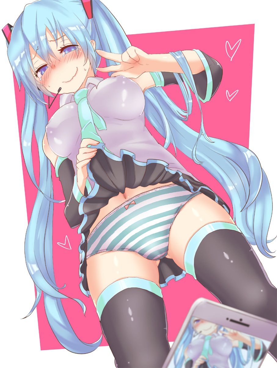 [Vocaloid] I want to unplug the second erotic image of Hatsune Miku! 14