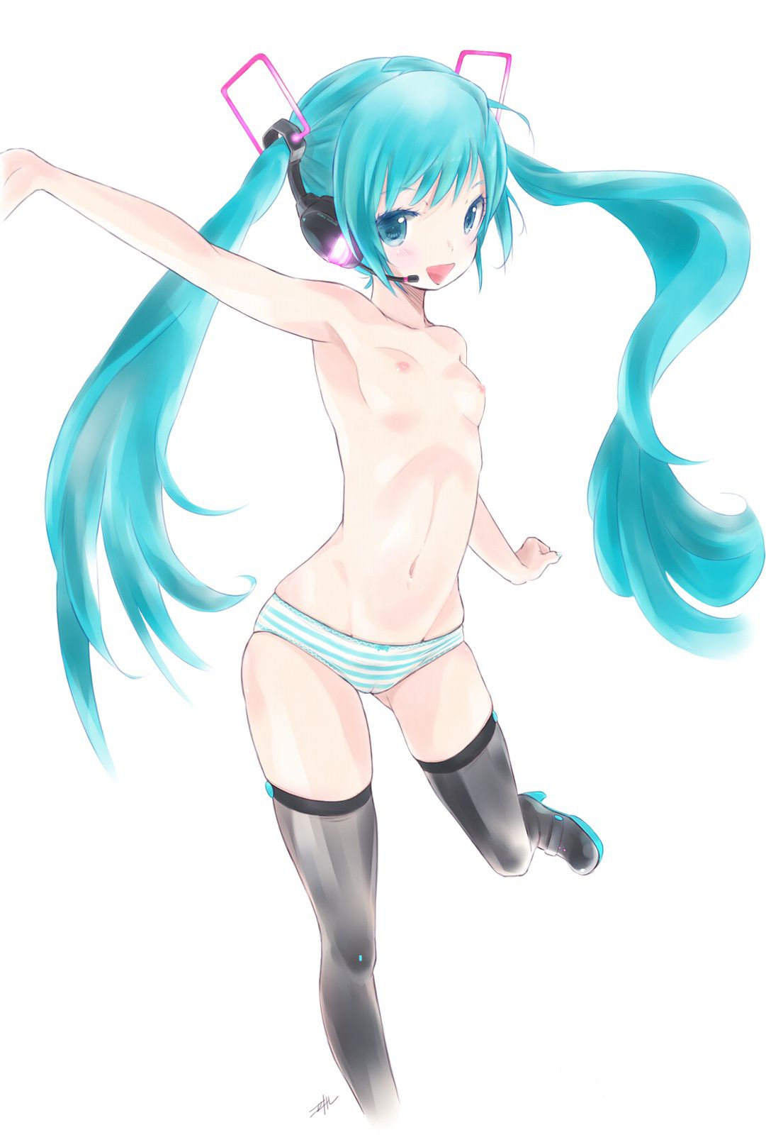 [Vocaloid] I want to unplug the second erotic image of Hatsune Miku! 2