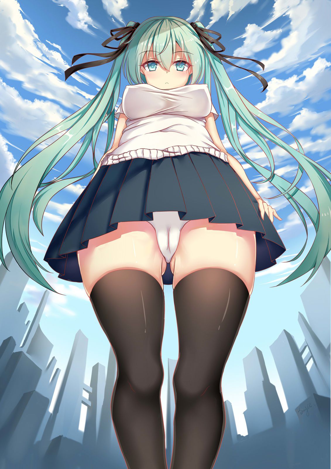 [Vocaloid] I want to unplug the second erotic image of Hatsune Miku! 5