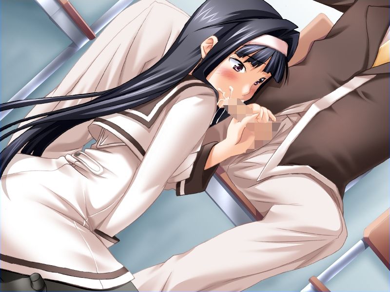 【Secondary erotic】 Erotic image of girls doing fellatio hard with their chins sticking out 30