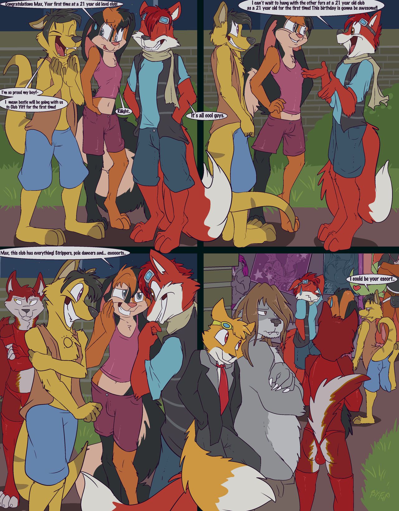 [Fuf] Birthday Party at Club Yiff (complete) 2