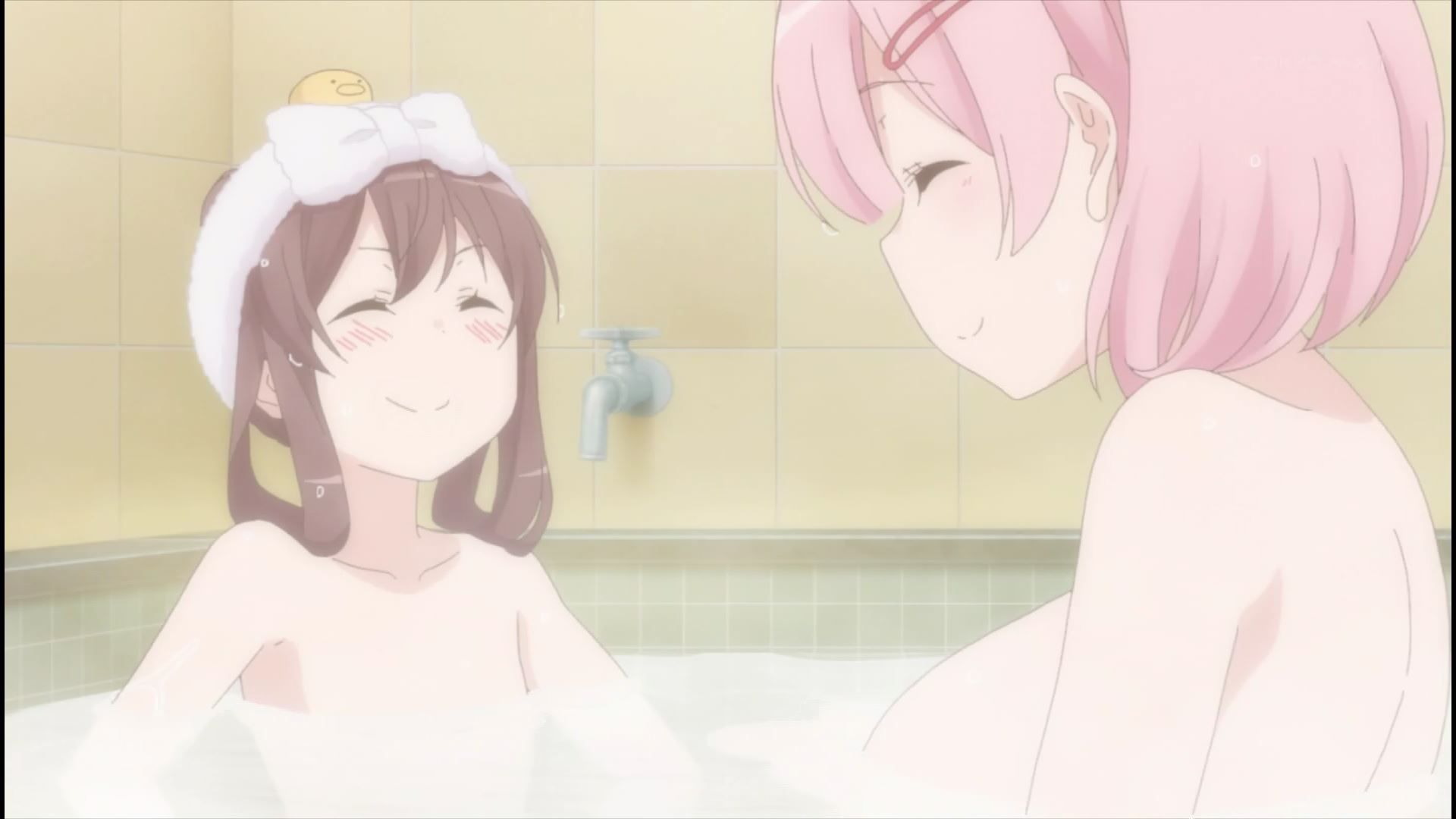 Erotic scene that shows the erotic bathing scene and breasts in four episodes of the animation [Nohara-sou-san] 23