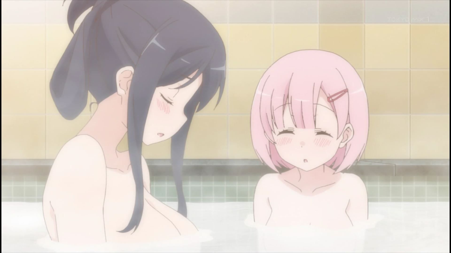 Erotic scene that shows the erotic bathing scene and breasts in four episodes of the animation [Nohara-sou-san] 25