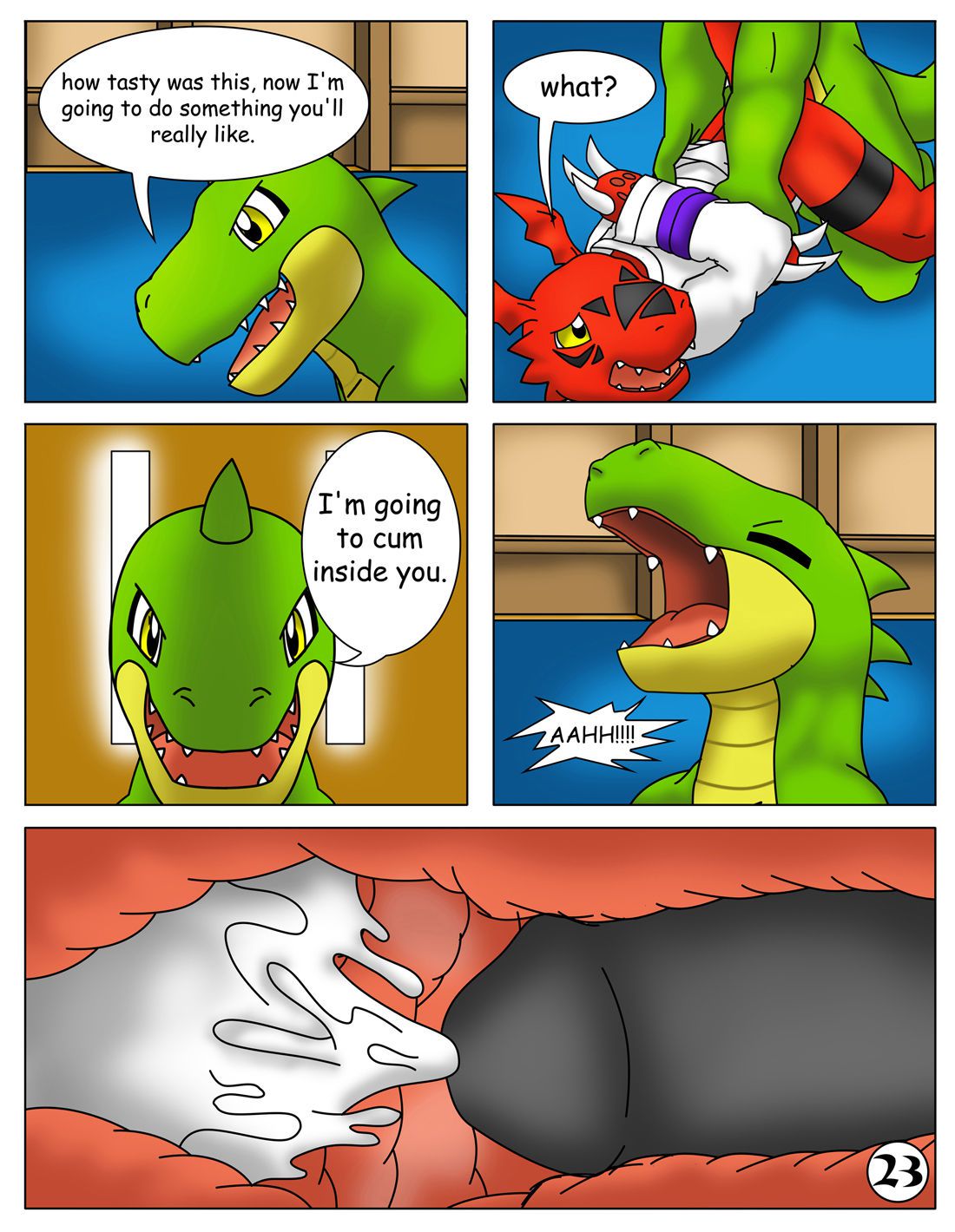 guilmon practices karate 24