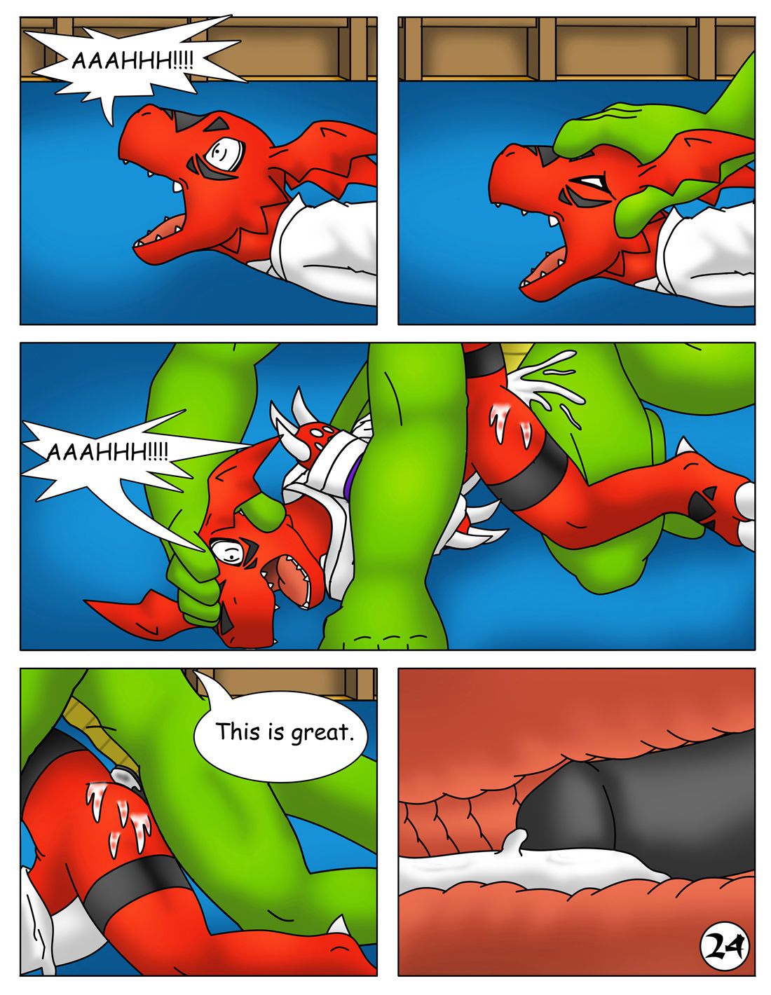 guilmon practices karate 25