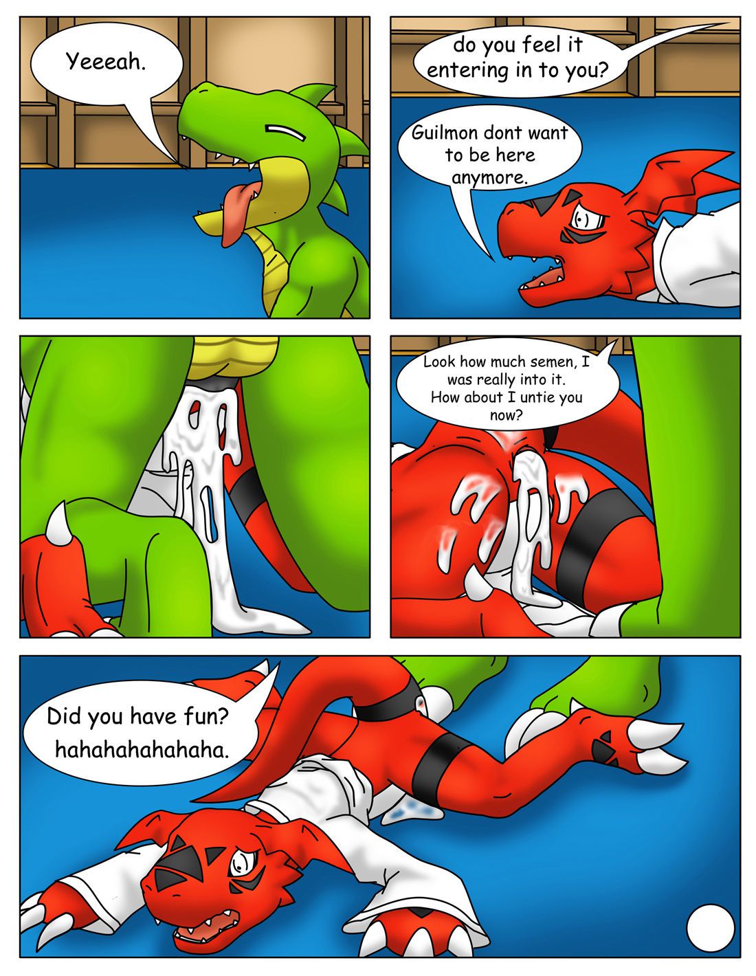 guilmon practices karate 26