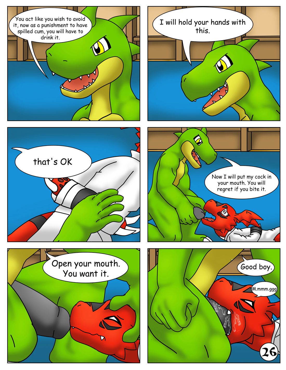 guilmon practices karate 27