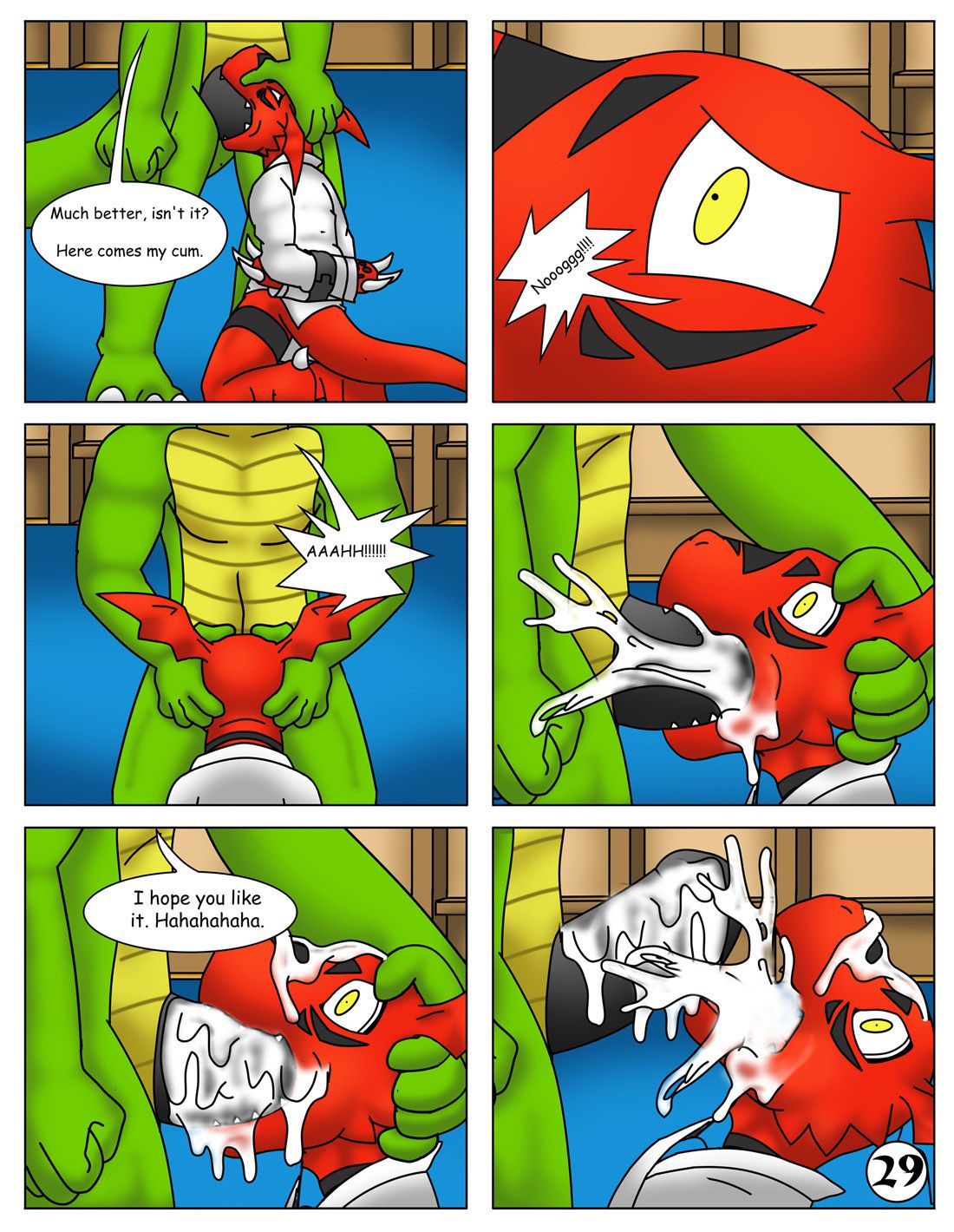 guilmon practices karate 30