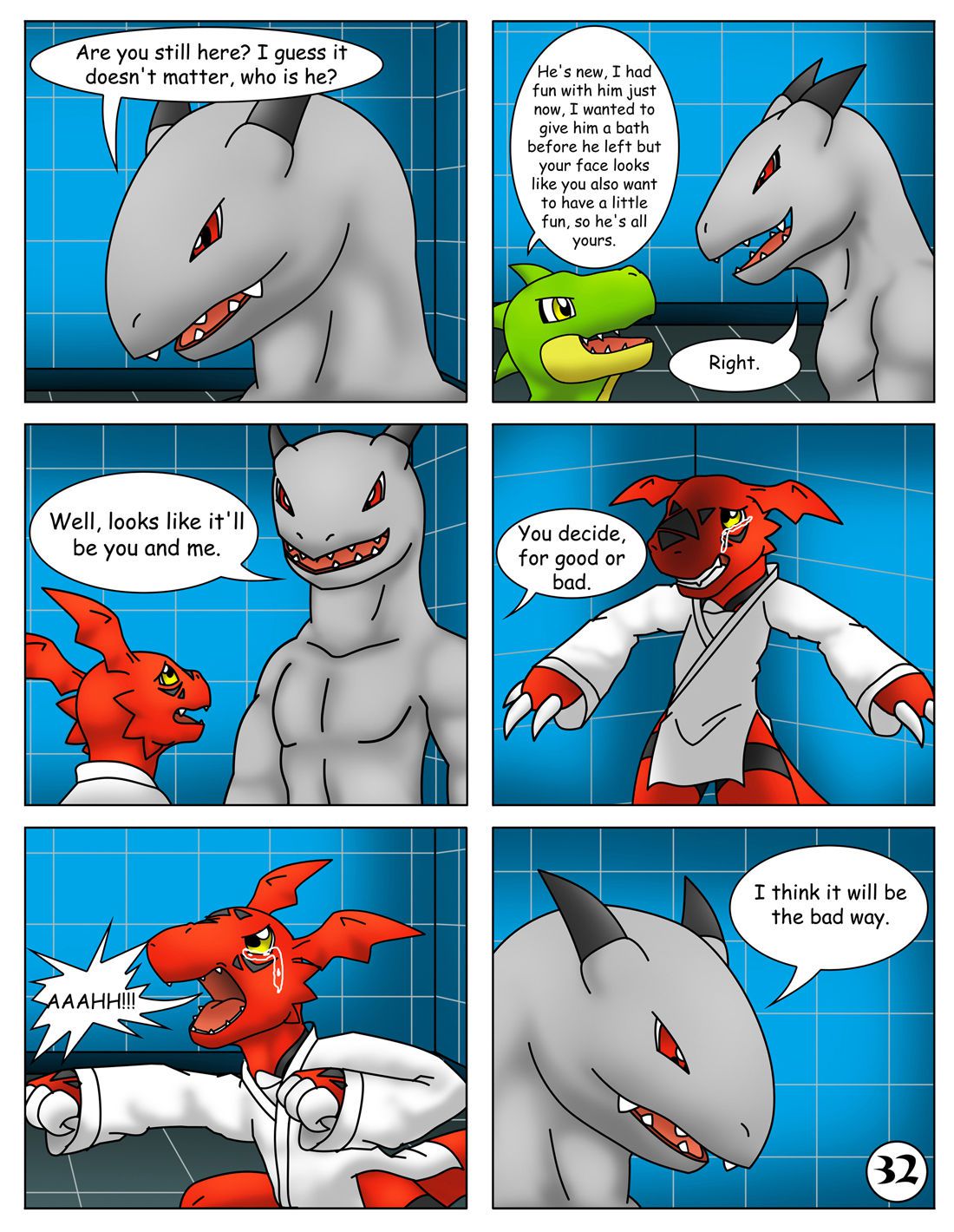 guilmon practices karate 33