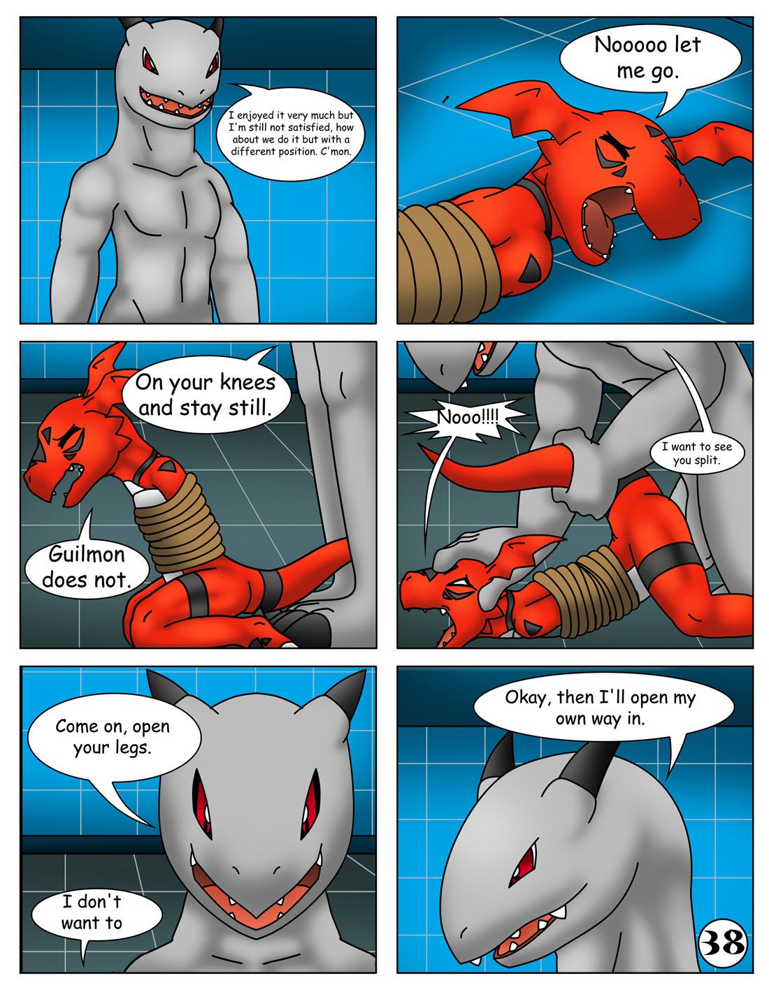 guilmon practices karate 39