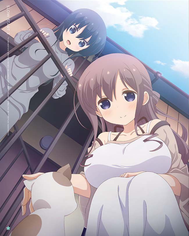 Anime [Slowstart] BD/DVD Special booklet of four volume of the cover of erotic illustrations! 6