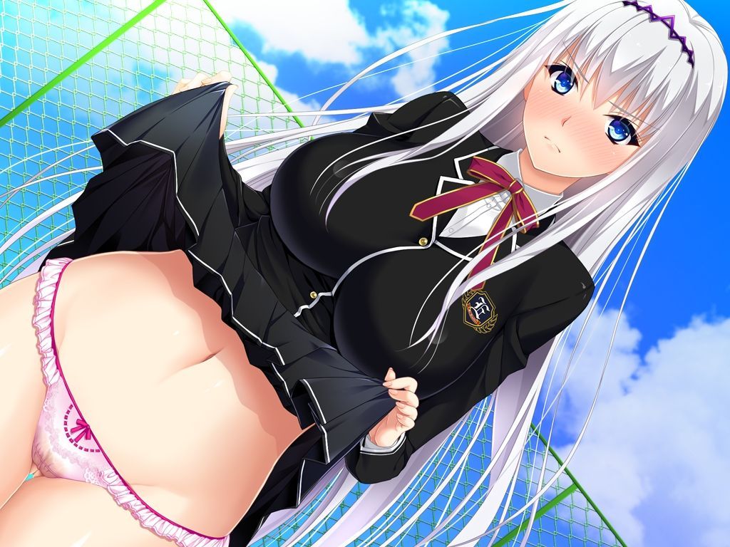 [Second Edition] secondary erotic image of the girl who lift the skirt and underbelly and pants is exposed [lift] 4
