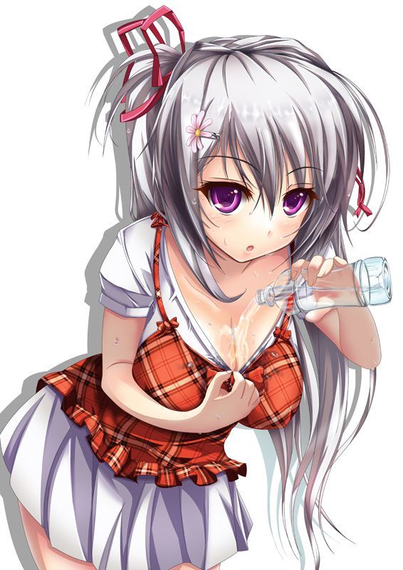 [Erotic] The image of a silver hair girl is stuck and detached [secondary] 3