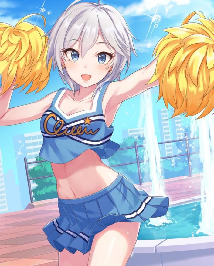 [Erotic] The image of a silver hair girl is stuck and detached [secondary] 9